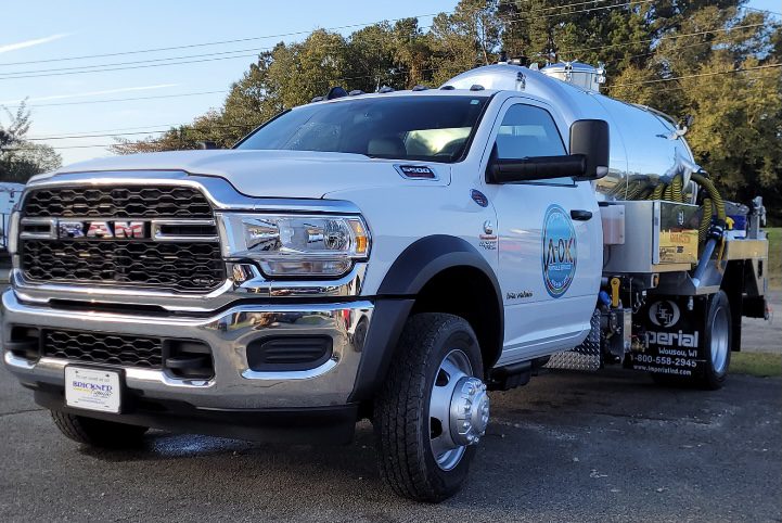 A-OK Portable Services truck