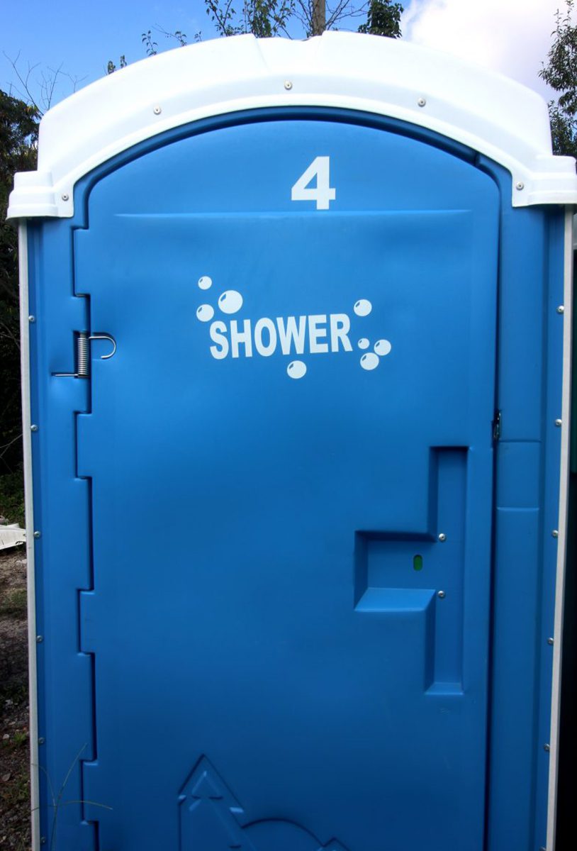 Shower Units Front View